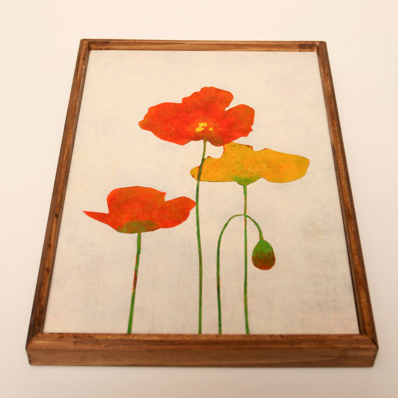 Orange and yellow poppies_A No.186