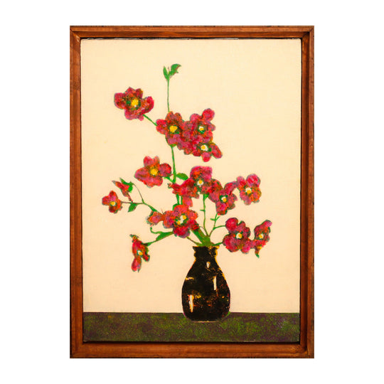 Black vase and Dogwood Tree_NO.81