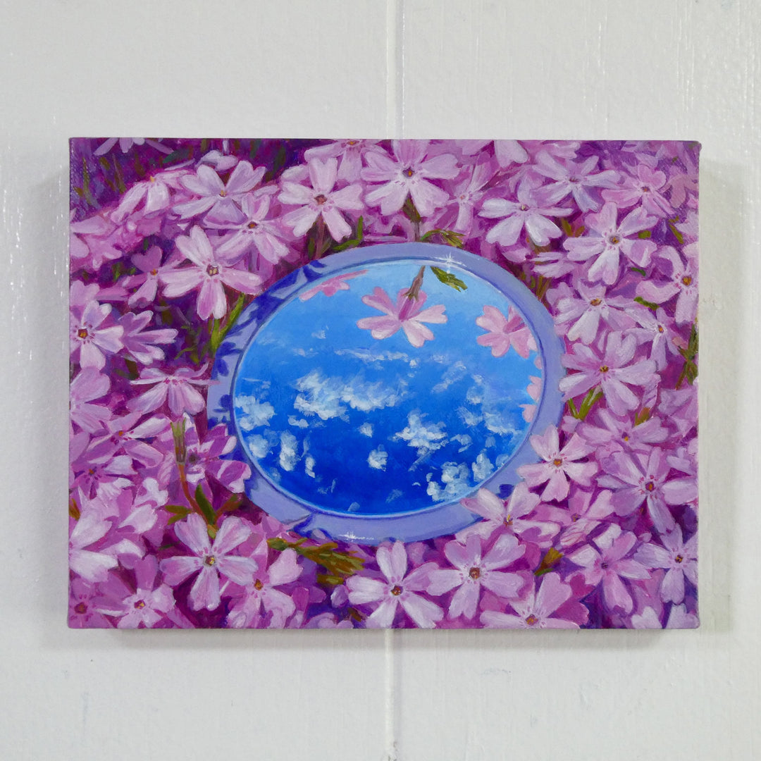 花と鏡（花空）／冬乃太陽｜アート絵画・販売通販WASABI(ワサビ)