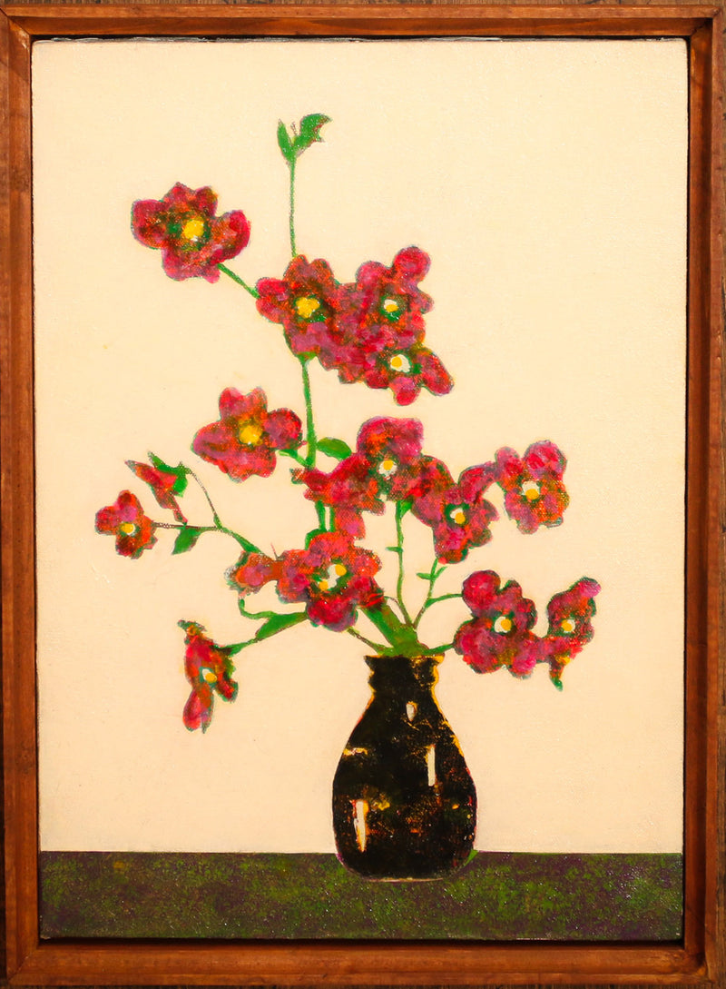 Black vase and Dogwood Tree_NO.81