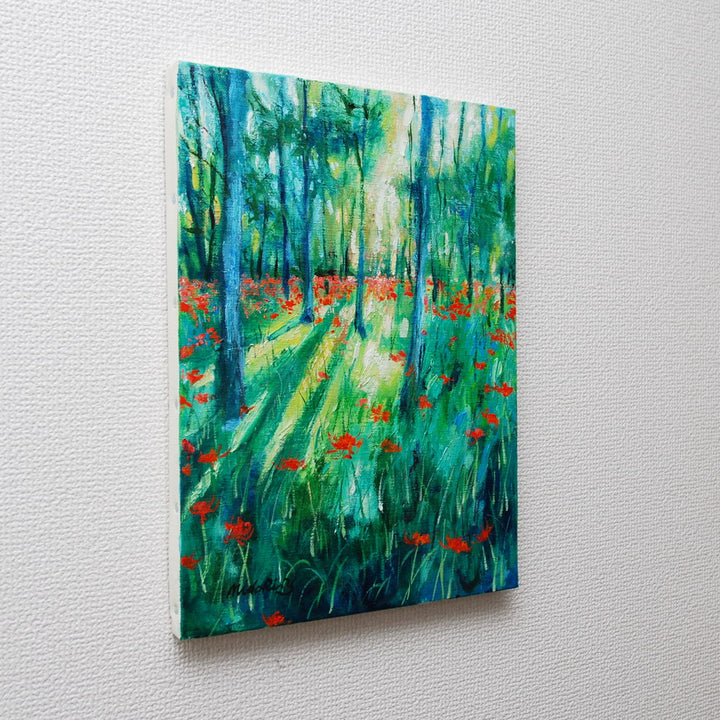 油絵 絵画 【曼珠沙華まつり】 曼殊沙華 | Maki Miyagawa ｜インテリア絵画 アートの専門通販