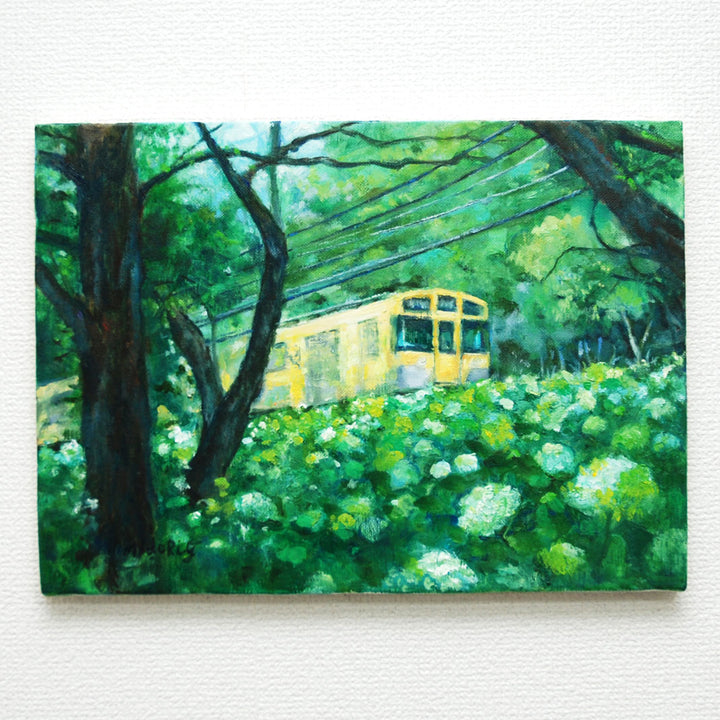 森の絵画「松陰の山道 e1b839e1-958a-402e-9d63-