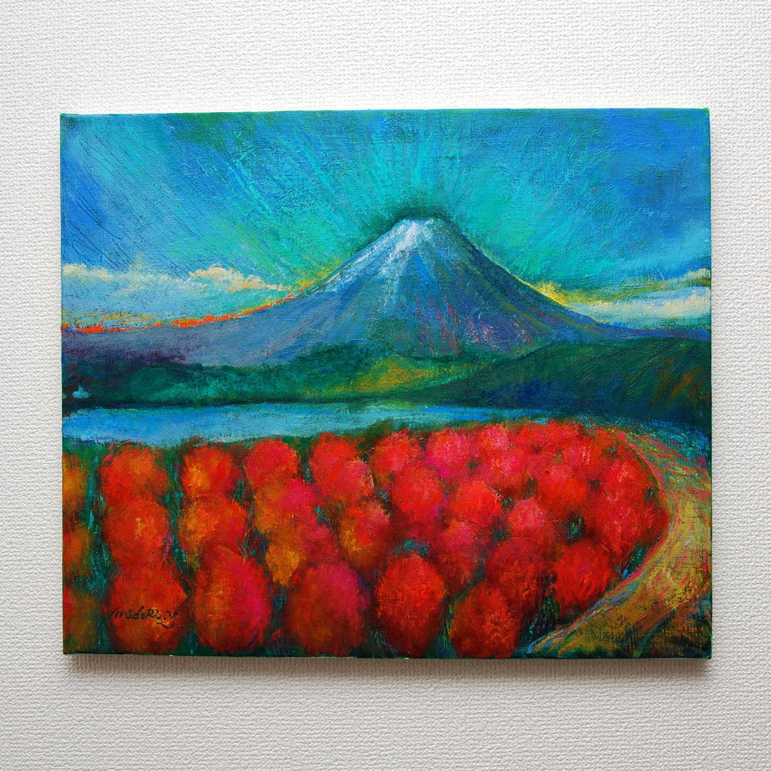絵画　青と植物 watercolor #水彩画 #風景画 #透明水彩 #수채화 #SyundaAzuma