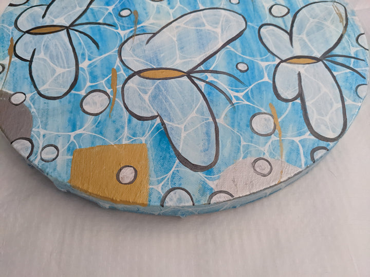 蝶と水面1／SAKI OTSUKA｜アート・絵画通販WASABI(ワサビ)