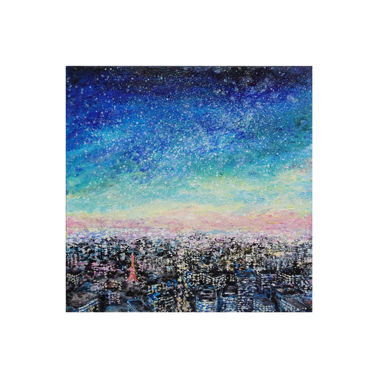 星空と東京タワー