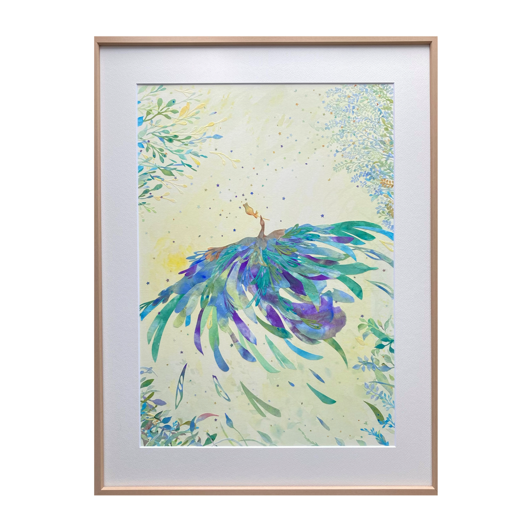 アクリル絵画:『Wishes.』 アクリル絵画:『Wishes.』